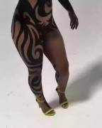 Amazing Body In Full Tribal Bodypaint