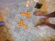 Went Straight For The Double. Pardon My Peeling Technique