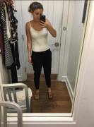 She's Really Excited About This Tank Top