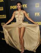 Candice Patton Flashed Her Panties At Golden Globes Party