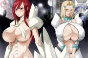 Erza And Tsunade Decided To Become Arrancar