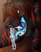 &Amp;Quot;Persuasion&Amp;Quot; [Furry][Oral][Soft][Size Difference][M/M]