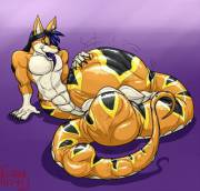 &Amp;Quot;One Well-Fed Nagasune&Amp;Quot; [Furry][Oral][Soft][M/Multiple]