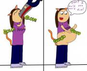 Never Underestimate Friends. [F/M] [Oral] [Soft Vore] [Unwilling Prey] [Neko]