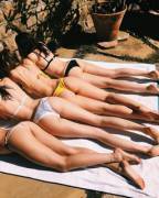 Tanning And Relaxing