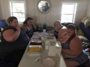 Jae, Kelly Kay And Co. Eating Lunch