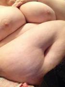 Big Tummy And Boobs With A Cute Roll In Between