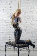 Blonde In Ropes