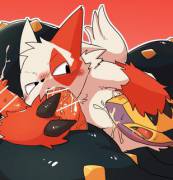 Zangoose Takes Double Seviper Peen [M/M]