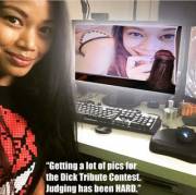 Missesmae Judging A Fan Contest