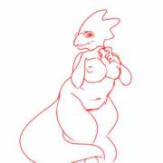 Doodled Alphys