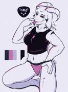 Female Asriel (Edit Of Puppyroo Image By Kitkristofferson)