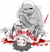 Gore Guro Gyro 2 ( Frisk , Chara , Sans , Flowey )