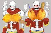 Papyrus With Booby Gets His Nipples Fucked