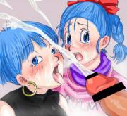 Bulma + Bulma Getting A Facial