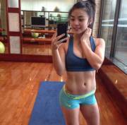 Asian Cousin Fresh Out Of The Gym