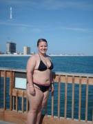 The Bottoms Fit Just Right When Her Belly Hangs Out