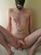 Me Impaled On A Thick Dildo