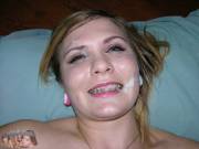 Cum On Her Braces - Amateur Gallery (15 Pics)