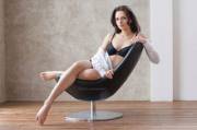 Model On A Chair