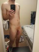 Cooling Off After A Shower.