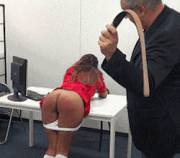 … Secretary Punished At Bars-And-Stripes …