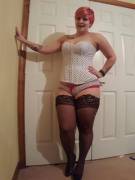 Polka-Dots For Corset Friday.