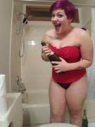 Popping Champagne For The First Corset Friday Of The Year!