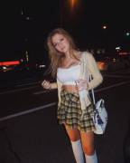 Skirt And Knee Socks