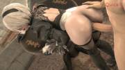 2B Getting Her Butt Fucked (Quick E) [Nier: Automata]