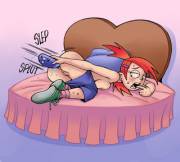 Frankie Using Bloo As A Dildo [Foster's Home For Imaginary Friends]