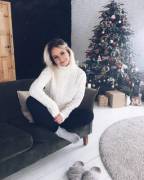 Her Slippers Match The Carpet. 