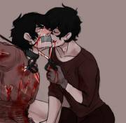 Playing With Scissors [M/M]