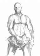 [Oc/Bara] Practicing My Male Physiques In Photoshop. Hope You Guys Like It.