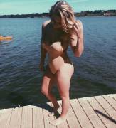 Hangin Out In A One Piece