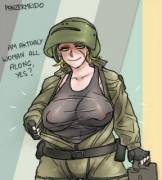 Look Up Perfection In The Dictionary And You'll See This. (Panzermeido)[Tachanka]