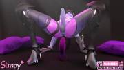 Widowmaker Training Anal With Her Dildo (Strapy)