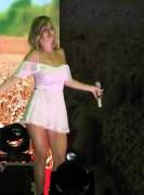 Russian Singer Flashes Her Ass