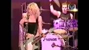 Courtney Love Rocking Out With Her Tits Out