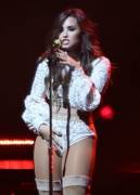 Looks Like Demi Lovato Can't Keep Her Hands Off On Stage.