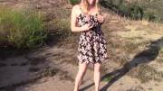 Stripping Out Of My Sundress On A Mountaintop - That Breeze Was Amazing [F]