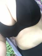 In The Woods Bikini Flash (X-Post)