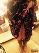 Autumn Dress, Boots And Boy Shorts