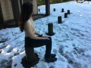 My Wi[F]E On A Snowy Mountain.