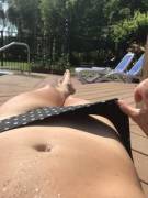 And The Little Water Splash On Me Is Making Think Of Cum On My Belly 