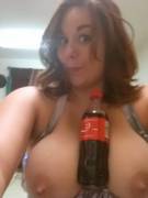 An Old Pic Of My Wife Playing Around. Anyone Want To Throw A Load On Her Pretty Face?