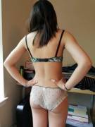 [F19] Do You Like My See Through Kitty Undies? 