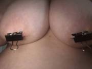 [F] I Love Self Bondage, And Clamping My Nipples Is My Favorite. Enjoy ;)