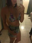 Bikini Top &Amp;Amp;Amp; Short Shorts Are The Best Combo