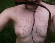 [Gw Bodywriting] Cunt 4 Abuse